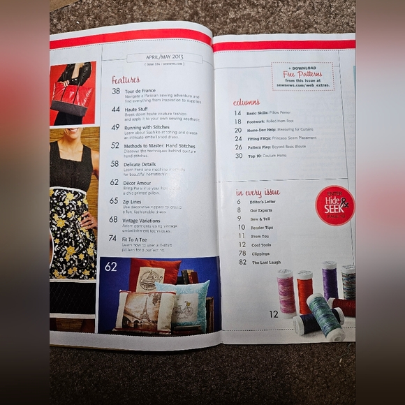 Sew News Magazine Bundle Apri/May & June/July 2013 - Picture 4 of 6